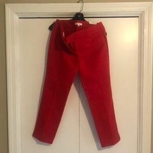 NWT Red Riviera Crop size 8
